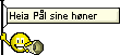 P&aring;l sine h&oslash;ner